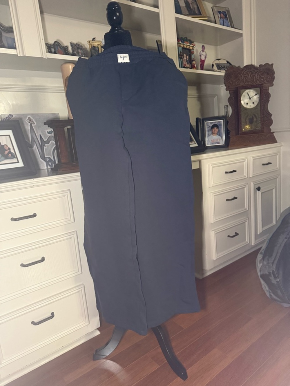 NWT PARKE X TARGET HIGH RISE BOXER KNIT PANTS NAVY BLUE SIZE Medium